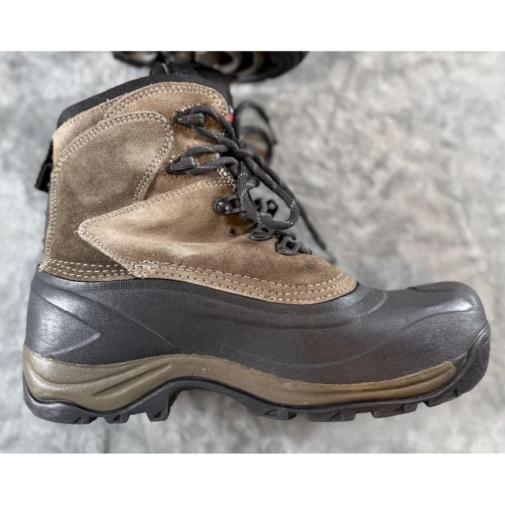 State Street Boots‎ Mens Size 8 Brown Thermolite Insulated Snow Rubber Shell
